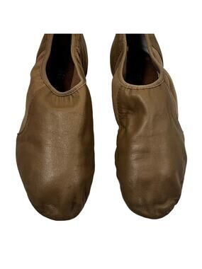 Bloch Tan Leather Women's Size 8 Ballet Flats Sock Dance Shoes